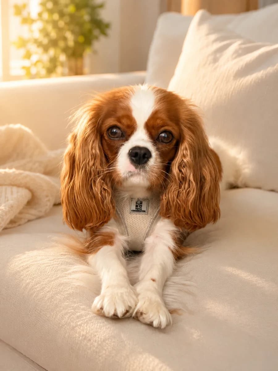 Lily the Cavalier in the approved CavSwap Meet Lily social asset